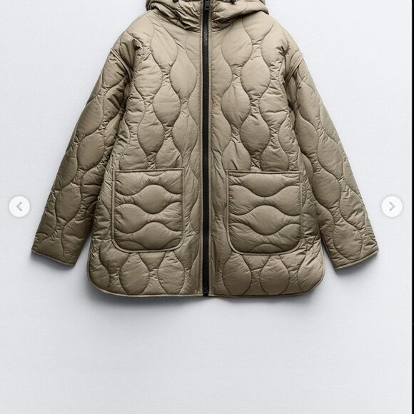 Zara Women’s Quilted Puffer Jacket, Size XS NEW WITH TAG! - Picture 2 of 8